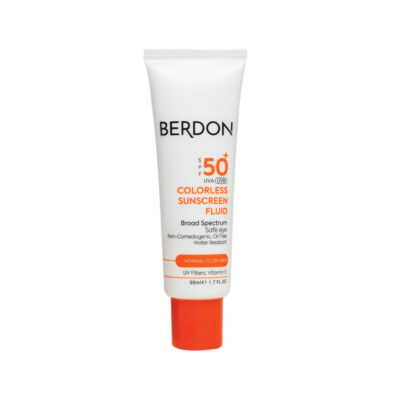 کرم ضد آفتاب بی رنگ بردون برای پوست نرمال تا خشک +SPF 50