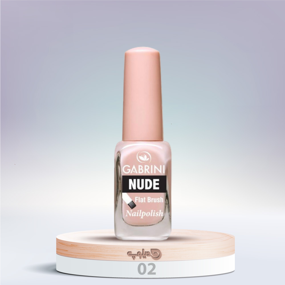 لاک نود گابرینی شماره 02 Gabrini Nude Nailpolish