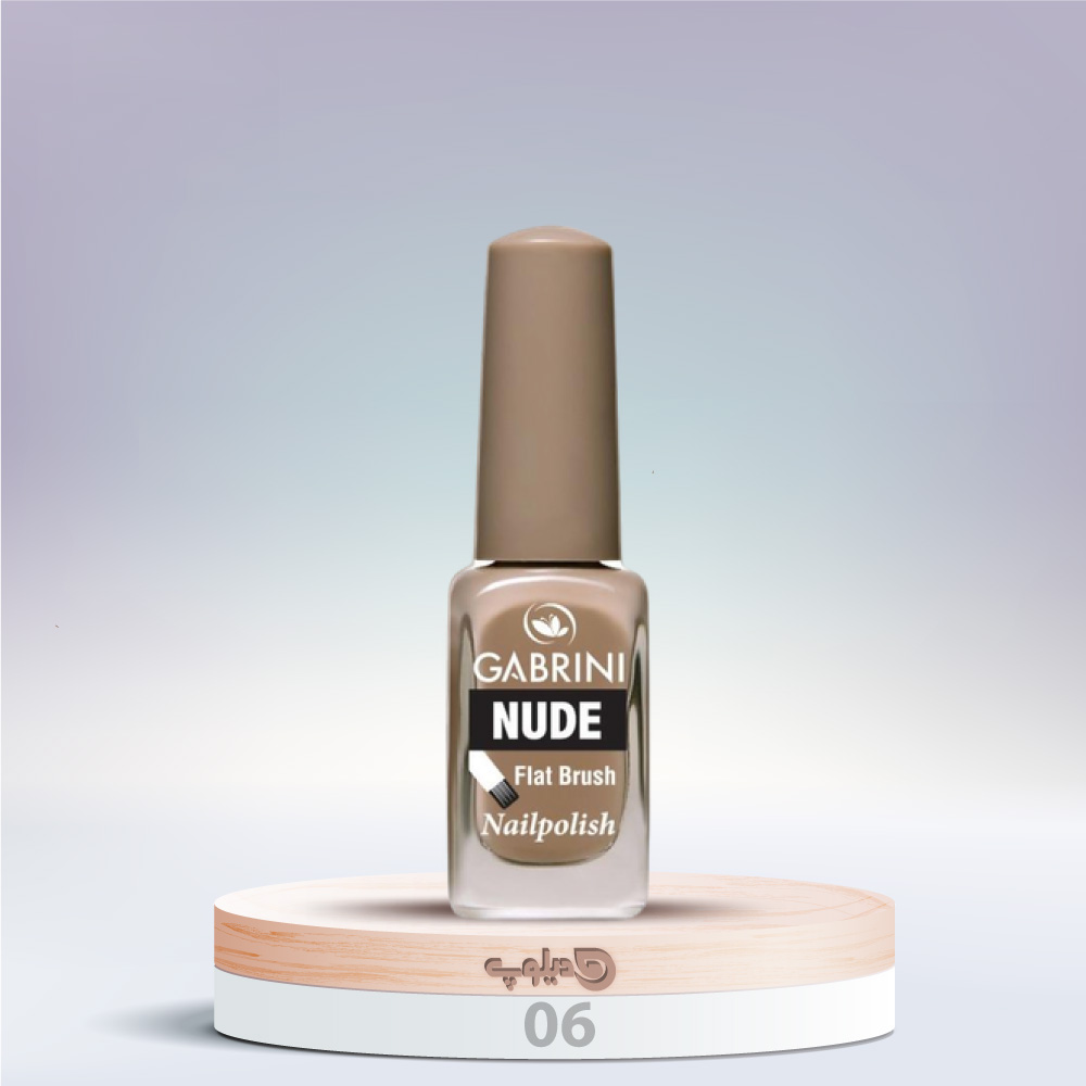 لاک نود گابرینی شماره 06 Gabrini Nude Nailpolish