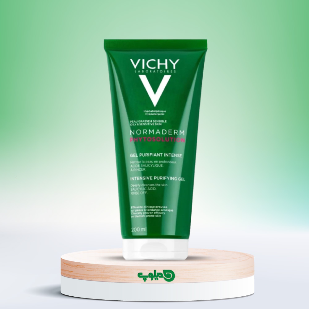 ژل شستشوی صورت ویشی مدل Normaderm حجم 200 میل